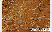 Physical Map of San Juan de los Lagos