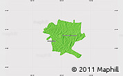 Political Map of San Juan de los Lagos, cropped outside