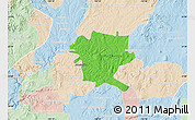 Political Map of San Juan de los Lagos, lighten