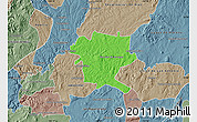 Political Map of San Juan de los Lagos, semi-desaturated