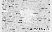 Silver Style Map of San Juan de los Lagos