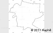 Blank Simple Map of San Juan de los Lagos, cropped outside, no labels