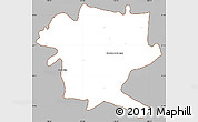 Gray Simple Map of San Juan de los Lagos, cropped outside