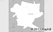 Gray Simple Map of San Juan de los Lagos