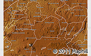 Physical Map of San Miguel el Alto