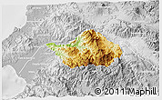 Physical 3D Map of San Sebastian del Oeste, lighten, desaturated