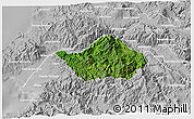 Satellite 3D Map of San Sebastian del Oeste, lighten, desaturated