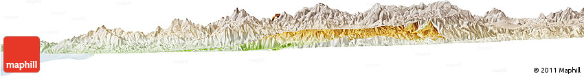 Physical Horizon Map of San Sebastian Del Oeste, lighten