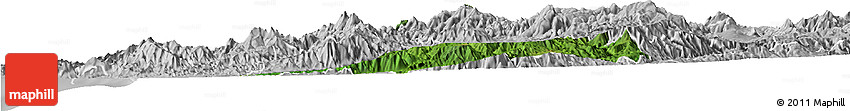 Satellite Horizon Map of San Sebastian Del Oeste, lighten, desaturated