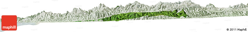 Satellite Horizon Map of San Sebastian Del Oeste, lighten