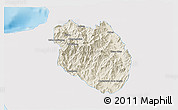 Shaded Relief 3D Map of Talpa de Allende, single color outside