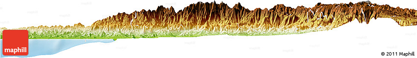 Physical Horizon Map of Talpa De Allende
