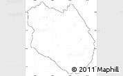 Blank Simple Map of Talpa de Allende, cropped outside, no labels
