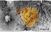 Physical 3D Map of Tamazula de Gordiano, desaturated
