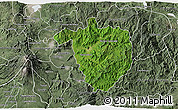 Satellite 3D Map of Tamazula de Gordiano, semi-desaturated