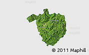 Satellite 3D Map of Tamazula de Gordiano, single color outside