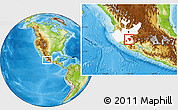 Physical Location Map of Tamazula de Gordiano, highlighted parent region