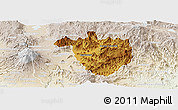 Physical Panoramic Map of Tamazula de Gordiano, lighten