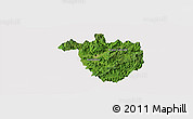 Satellite Panoramic Map of Tamazula de Gordiano, cropped outside