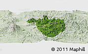 Satellite Panoramic Map of Tamazula de Gordiano, lighten