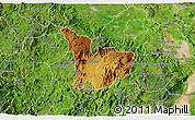 Physical 3D Map of Tecolotlan, satellite outside