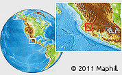 Physical Location Map of Tecolotlan
