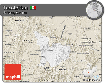 Classic Style Map of Tecolotlan