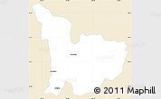 Classic Style Simple Map of Tecolotlan, single color outside