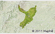 Satellite 3D Map of Teocaltiche, lighten