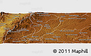 Physical Panoramic Map of Teocaltiche