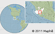 Savanna Style Location Map of Teocuitatlan de Corona, highlighted parent region, hill shading