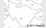 Blank Simple Map of Teocuitatlan de Corona