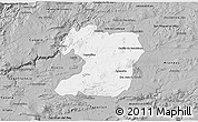 Gray 3D Map of Tepatitlan de Morelos