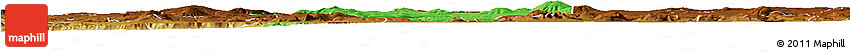 Political Horizon Map of Tepatitlan De Morelos, physical outside