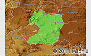 Political Map of Tepatitlan de Morelos, physical outside