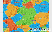 Political Map of Tepatitlan de Morelos