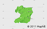 Political Map of Tepatitlan de Morelos, single color outside