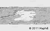 Gray Panoramic Map of Tepatitlan de Morelos