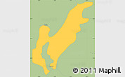 Savanna Style Simple Map of Teuchitlan