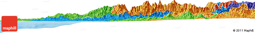Political Horizon Map of Tomatlan