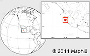 Blank Location Map of Tomatlan