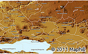 Physical 3D Map of Tototlan