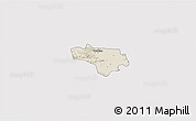 Shaded Relief 3D Map of Tototlan, cropped outside