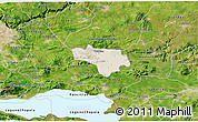 Shaded Relief 3D Map of Tototlan, satellite outside