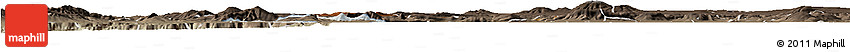 Physical Horizon Map of Tototlan, semi-desaturated