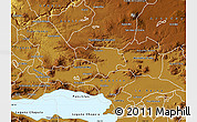 Physical Map of Tototlan