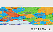 Political Panoramic Map of Tototlan