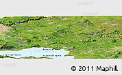 Satellite Panoramic Map of Tototlan