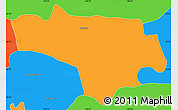 Political Simple Map of Tototlan