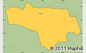 Savanna Style Simple Map of Tototlan, cropped outside